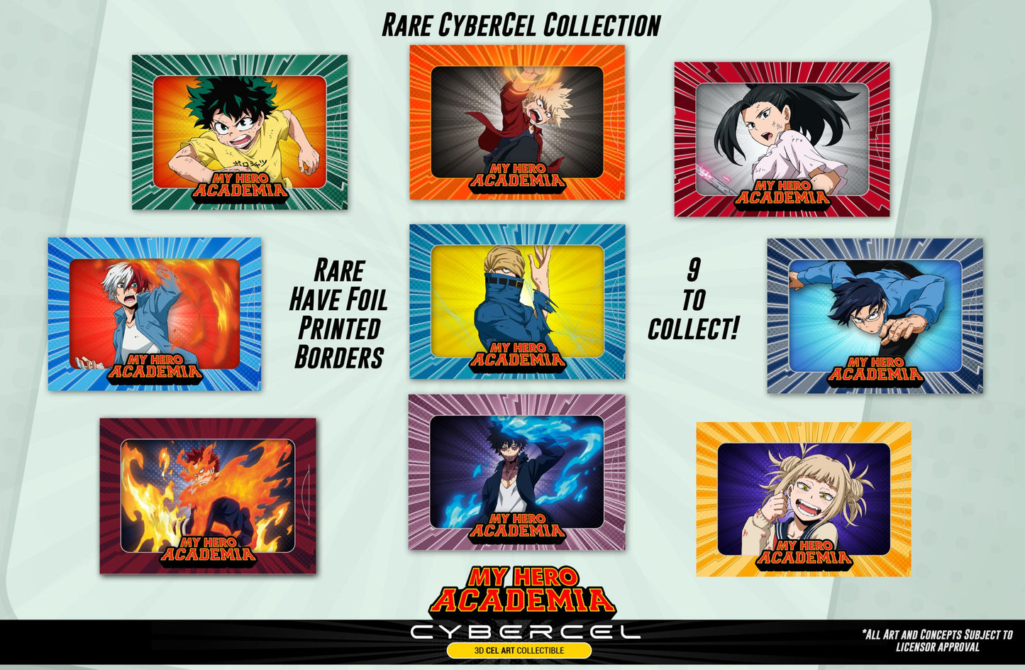 Cybercel My Hero Academia Trading Cards Series 1