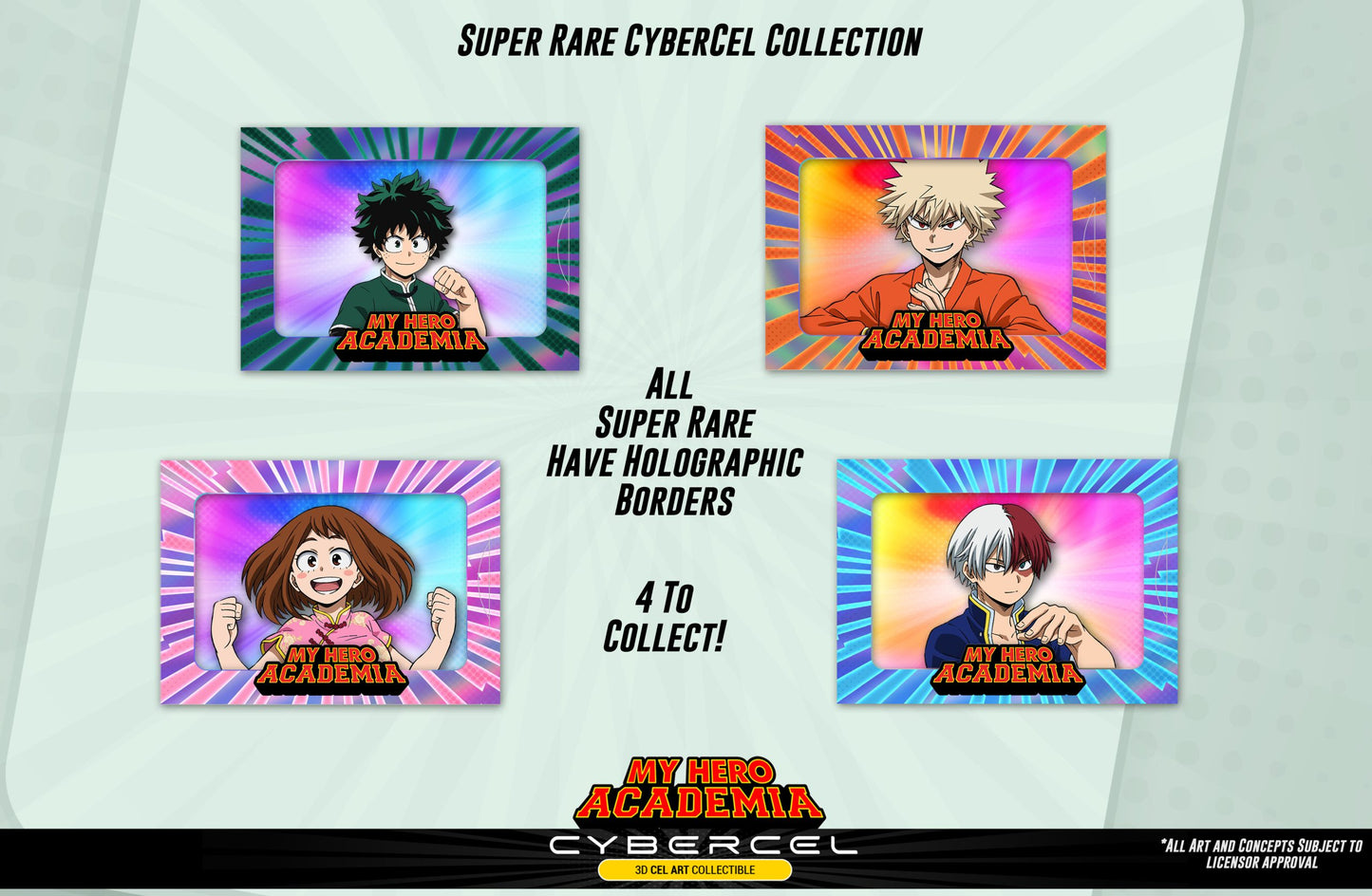 Cybercel My Hero Academia Trading Cards Series 1