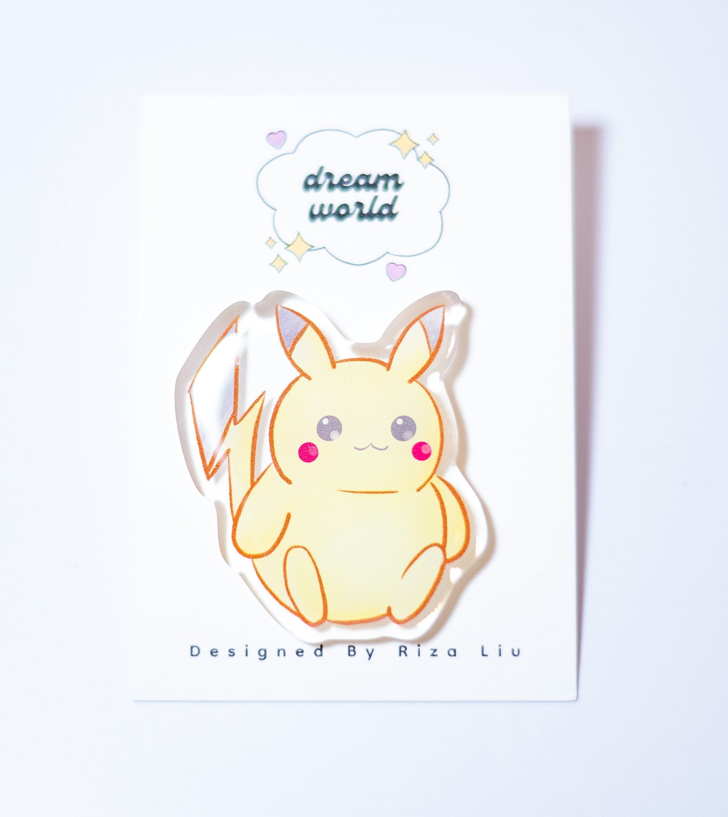 Dreamworld Pika Acrylic Pin