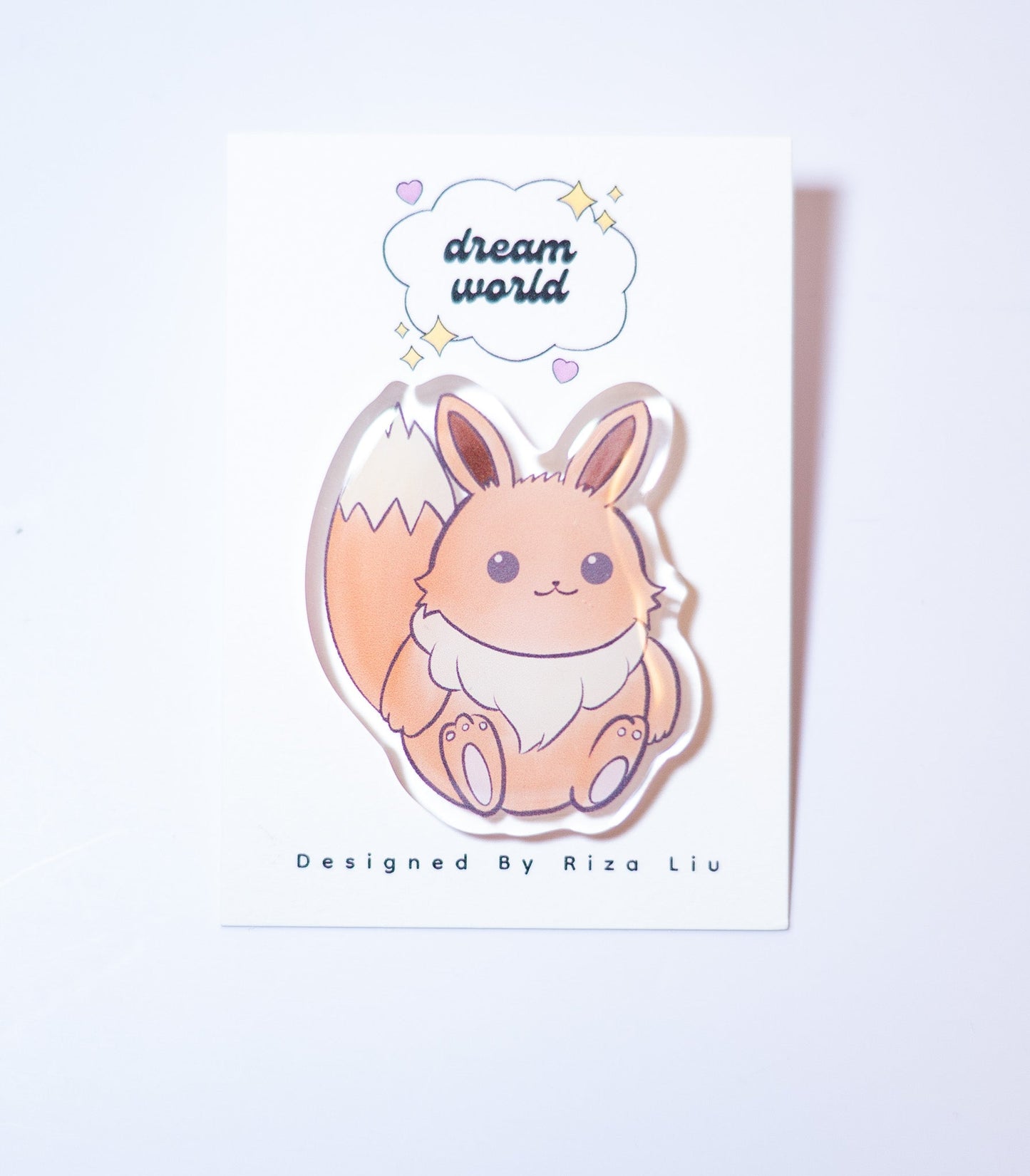 Dreamworld Eevee Acrylic Pin