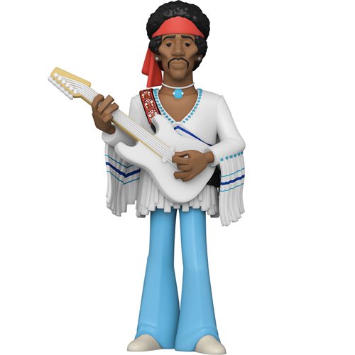 Jimi Hendrix Woodstock 5-Inch Vinyl Gold Figure